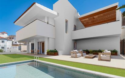 Exterior view of House or chalet for sale in Mijas  with Air Conditioner, Terrace and Swimming Pool