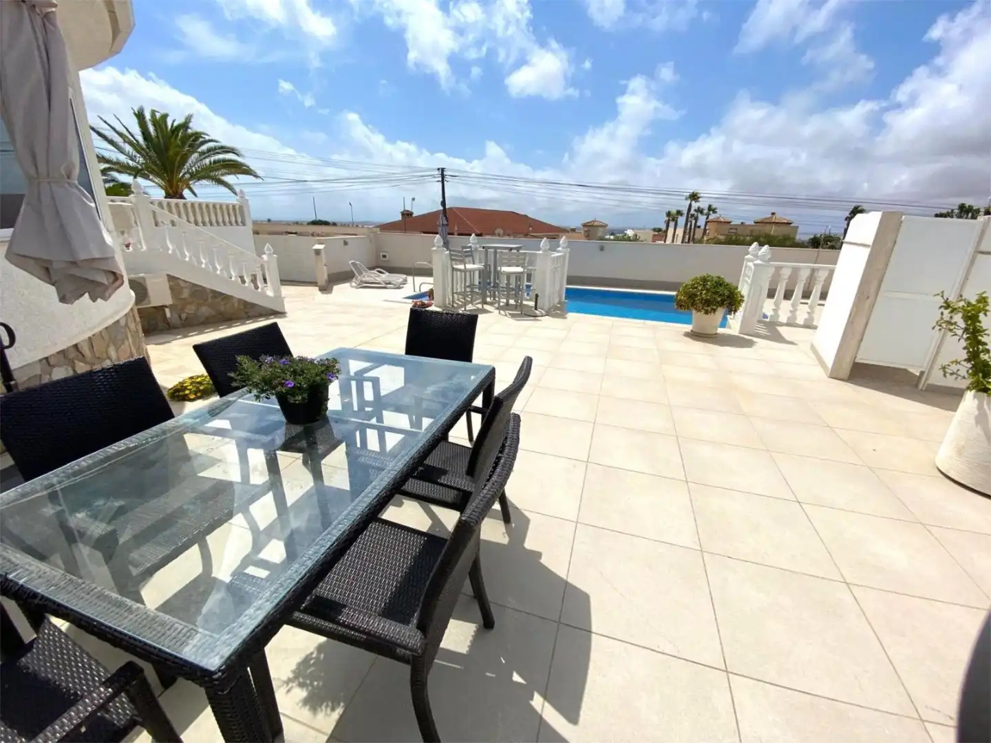 Terrassa de Casa o xalet en venda en Rojales amb Aire condicionat, Terrassa i Piscina