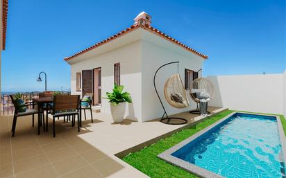 Swimming pool of House or chalet for sale in Mijas  with Air Conditioner, Terrace and Swimming Pool