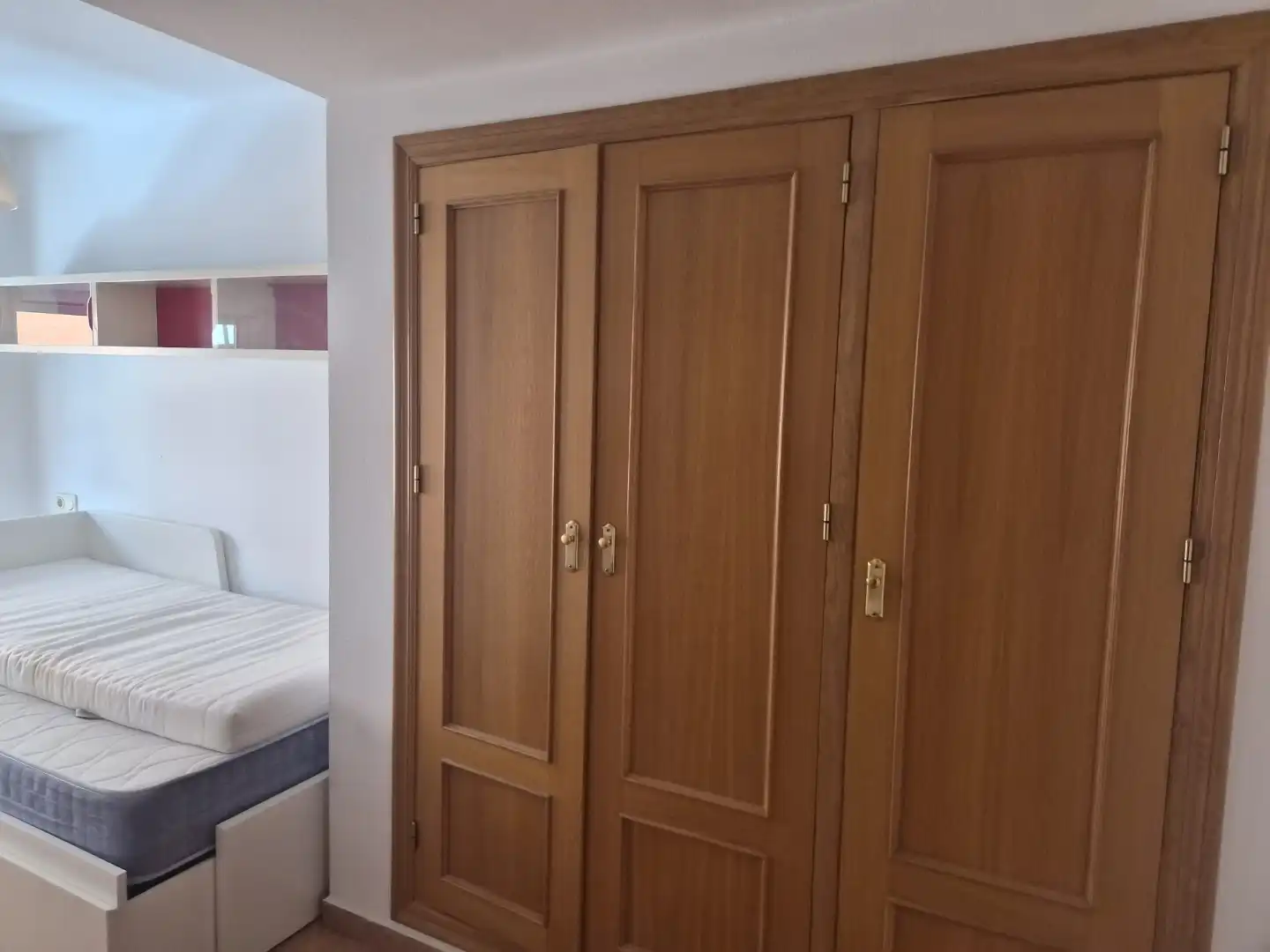 Bedroom of Flat for rent in Murcia  with Air Conditioner, Heating and Furnished