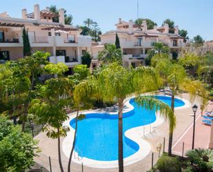 Exterior view of Flat for sale in Marbella  with Air Conditioner, Terrace and Swimming Pool