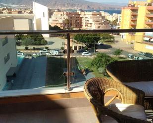 Terrace of Flat to rent in Roquetas de Mar  with Air Conditioner, Terrace and Swimming Pool