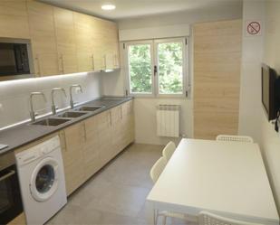 Kitchen of Flat to share in Salamanca Capital  with Air Conditioner and Balcony