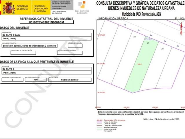 Terreno residencial en Venta en Calle Olivo, 5 en Valdeastillas - Fuentezuelas