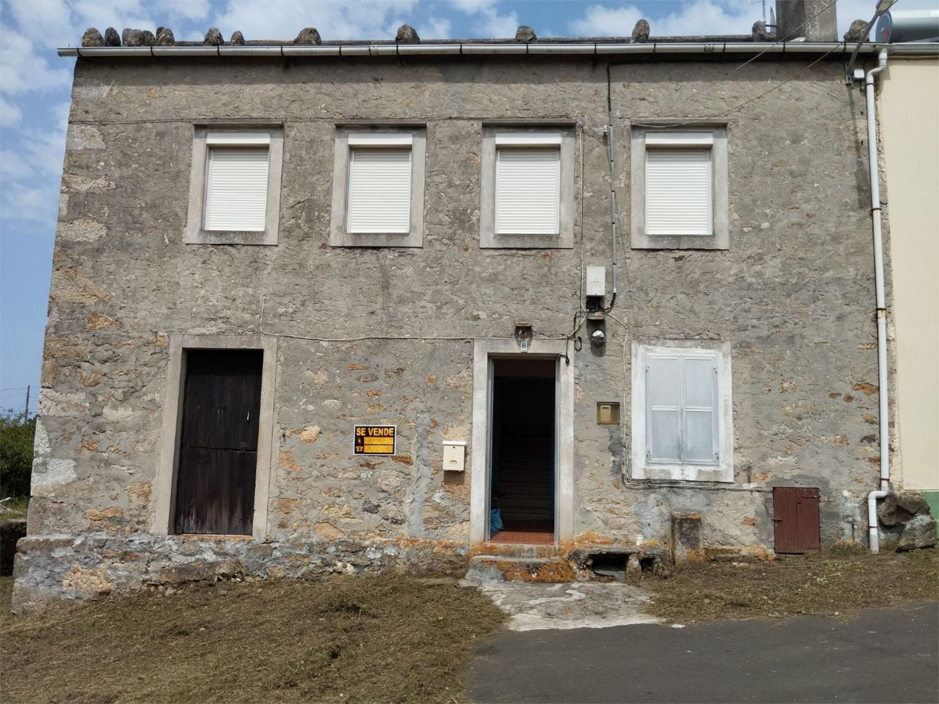 Exterior view of Single-family semi-detached for sale in O Vicedo   with Private garden and Storage room