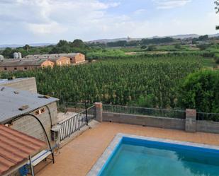 Swimming pool of Country house for sale in Les Borges Blanques  with Terrace, Swimming Pool and Balcony