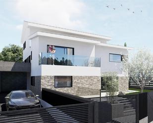 Exterior view of Single-family semi-detached for sale in Cerdanyola del Vallès  with Air Conditioner, Terrace and Swimming Pool