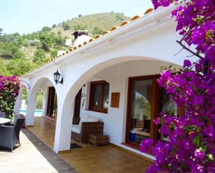 Exterior view of House or chalet for sale in Cómpeta  with Air Conditioner, Terrace and Swimming Pool
