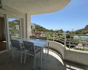 Terrace of Flat for sale in Villajoyosa / La Vila Joiosa  with Air Conditioner, Private garden and Parquet flooring