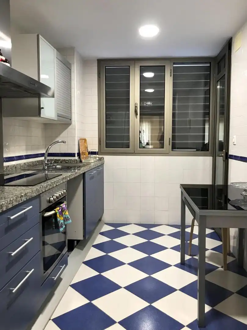 Cocina de Piso de alquiler en Málaga con Aire acondicionado, Parquet y Amueblado