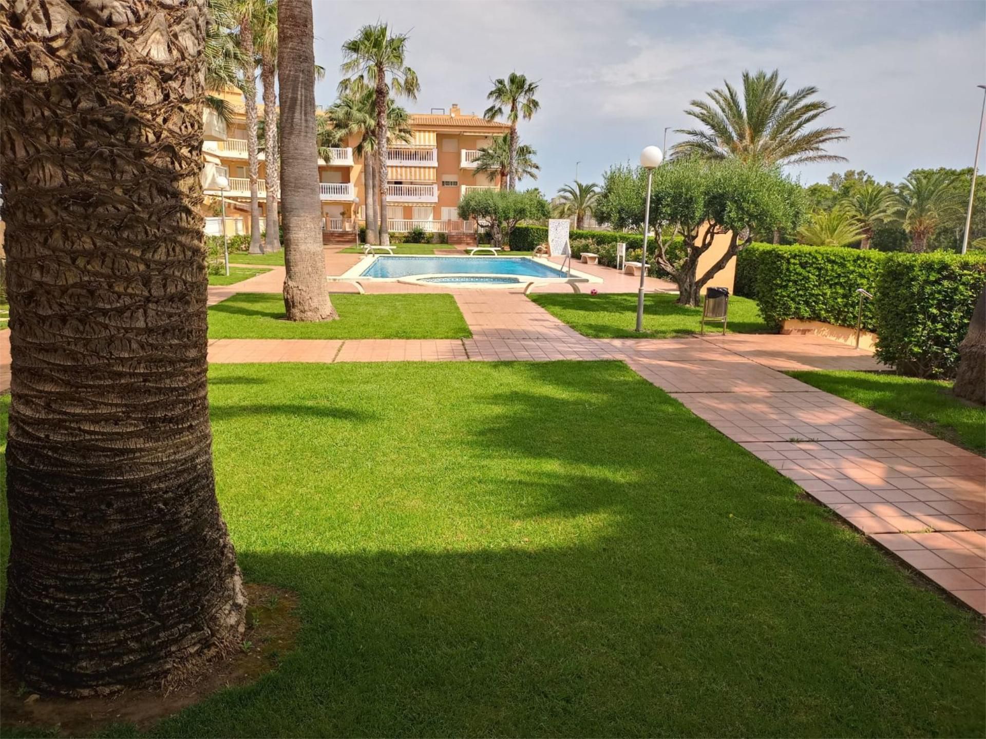 Jardí de Apartament en venda en Piles amb Terrassa, Piscina i Balcó