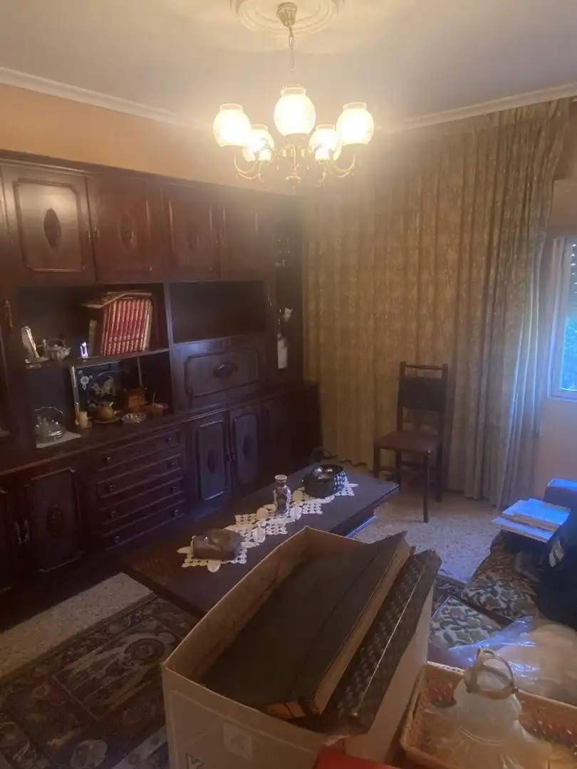 Wohnzimmer von Einfamilien-Reihenhaus zum Verkauf in Valencia de Don Juan mit Privatgarten, Terrasse und Möbliert