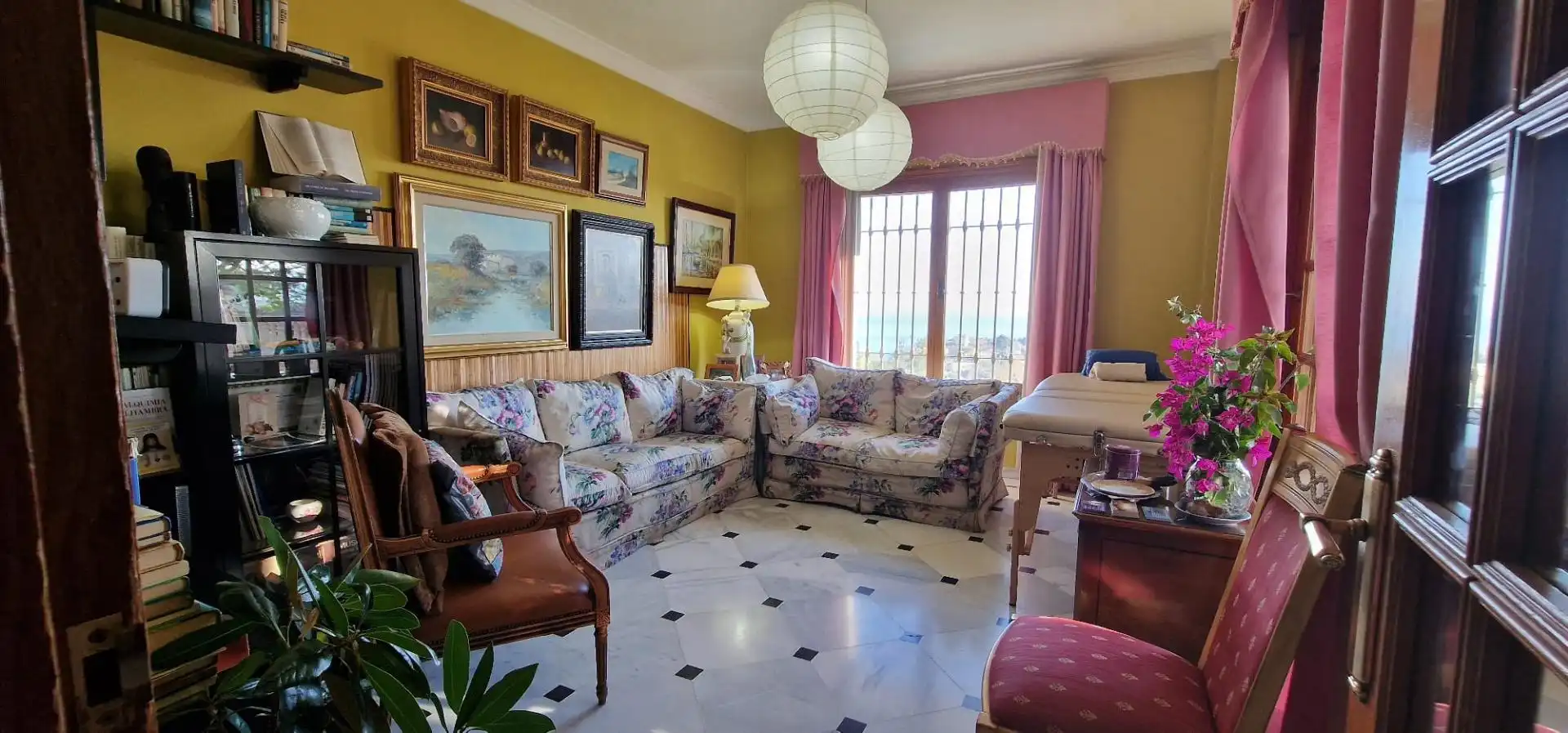 Sala de estar de Casa o chalet en venta en Málaga Capital con Terraza, Piscina y Balcón