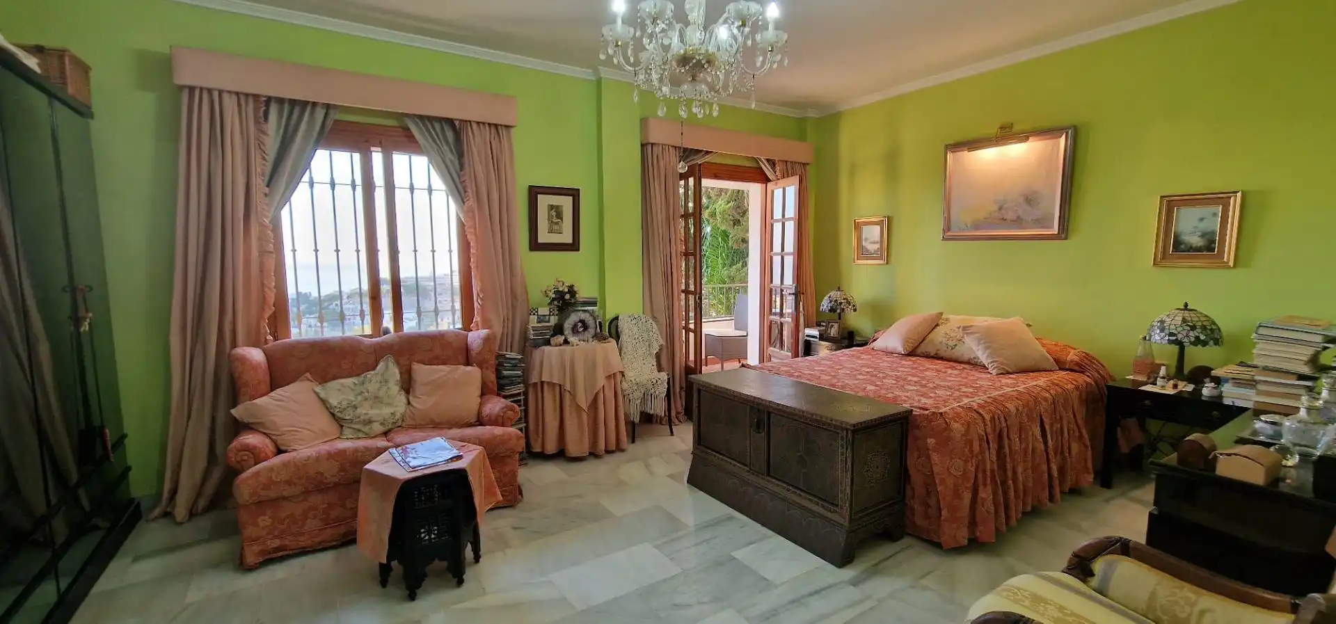 Habitación de Casa o chalet en venta en Málaga Capital con Terraza, Piscina y Balcón