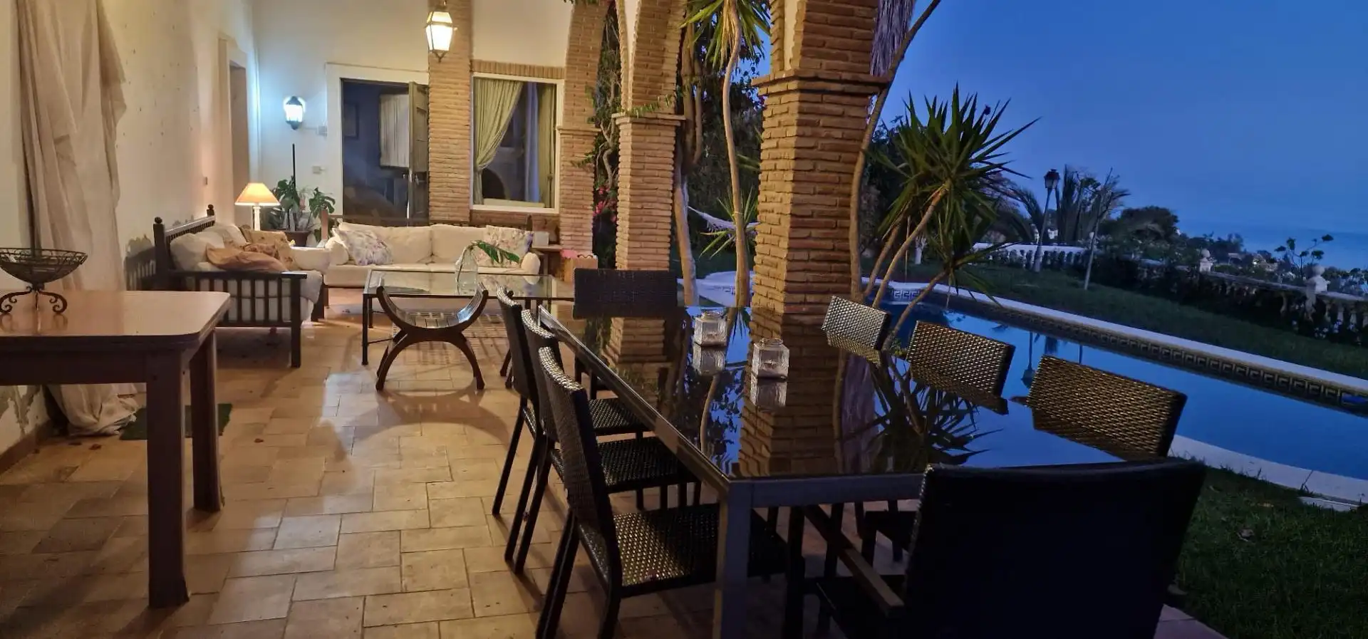 Terraza de Casa o chalet en venta en Málaga Capital con Terraza, Piscina y Balcón
