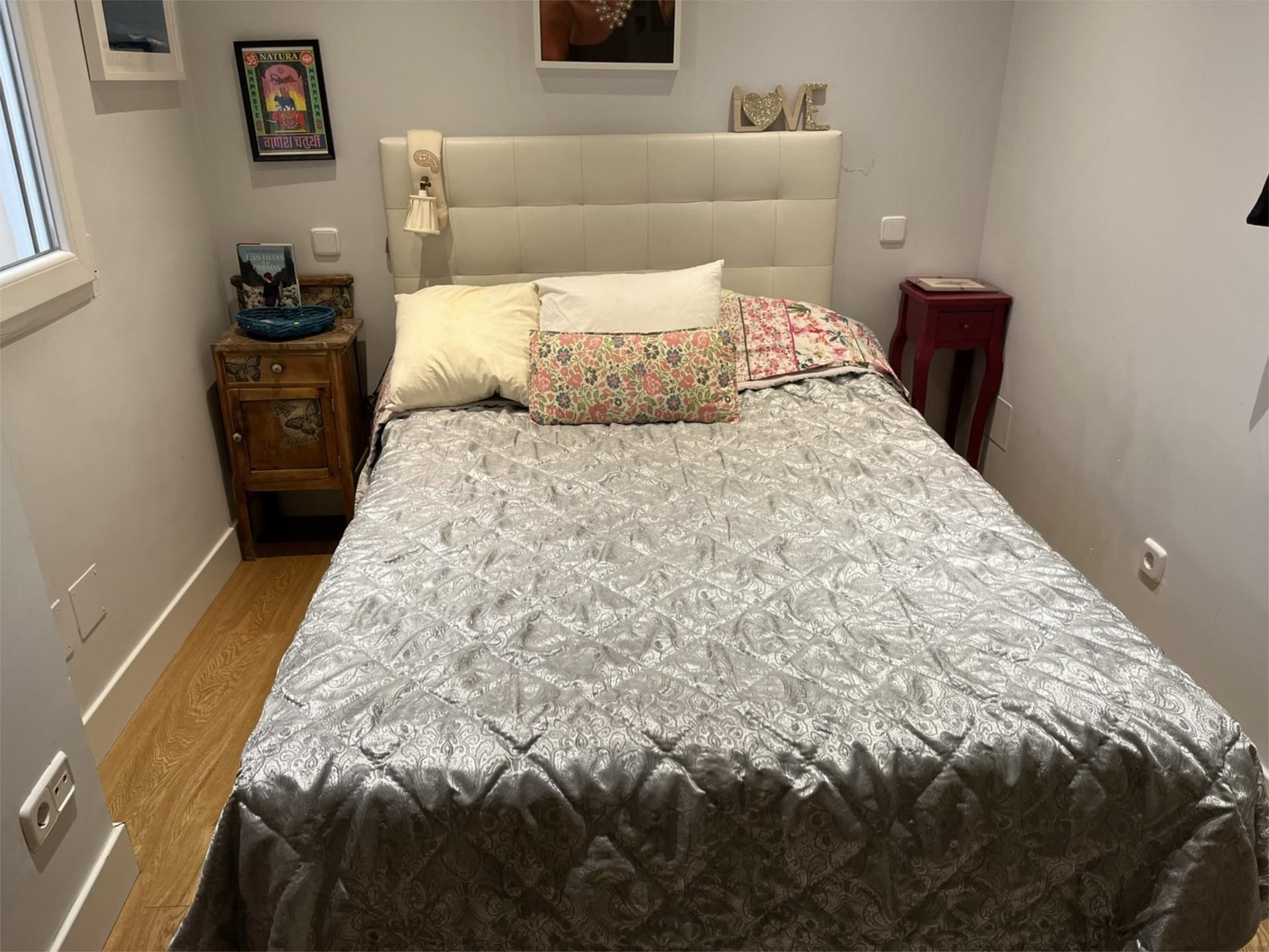 Bedroom of Flat to share in  Madrid Capital  with Air Conditioner, Heating and Parquet flooring
