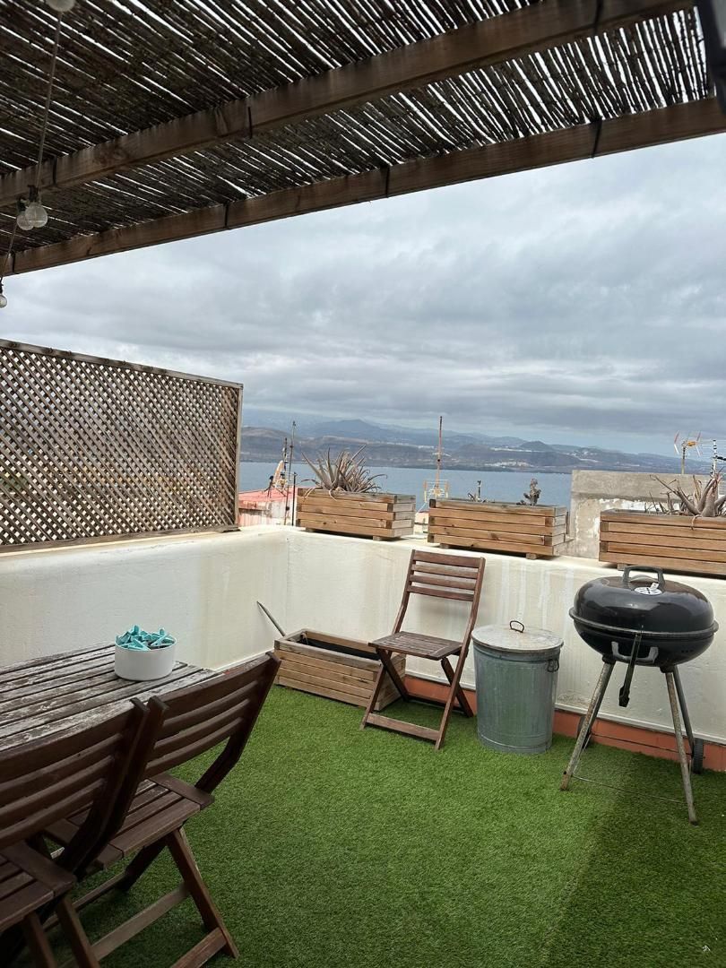 Terrassa de Pis de lloguer en Las Palmas de Gran Canaria amb Aire condicionat, Calefacció i Terrassa