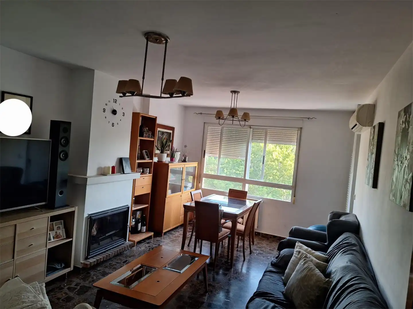 Flat for sale in Calle Almería, 34, San Pablo Living room of Flat for sale in Albacete with Air Conditioner, Heating and Storage room