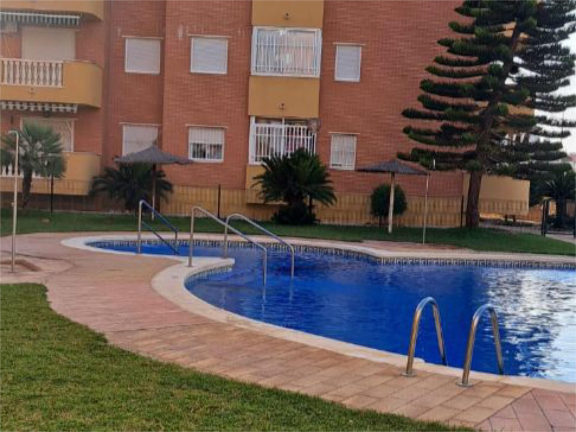 Swimming pool of Flat for sale in Mazarrón  with Air Conditioner, Private garden and Terrace