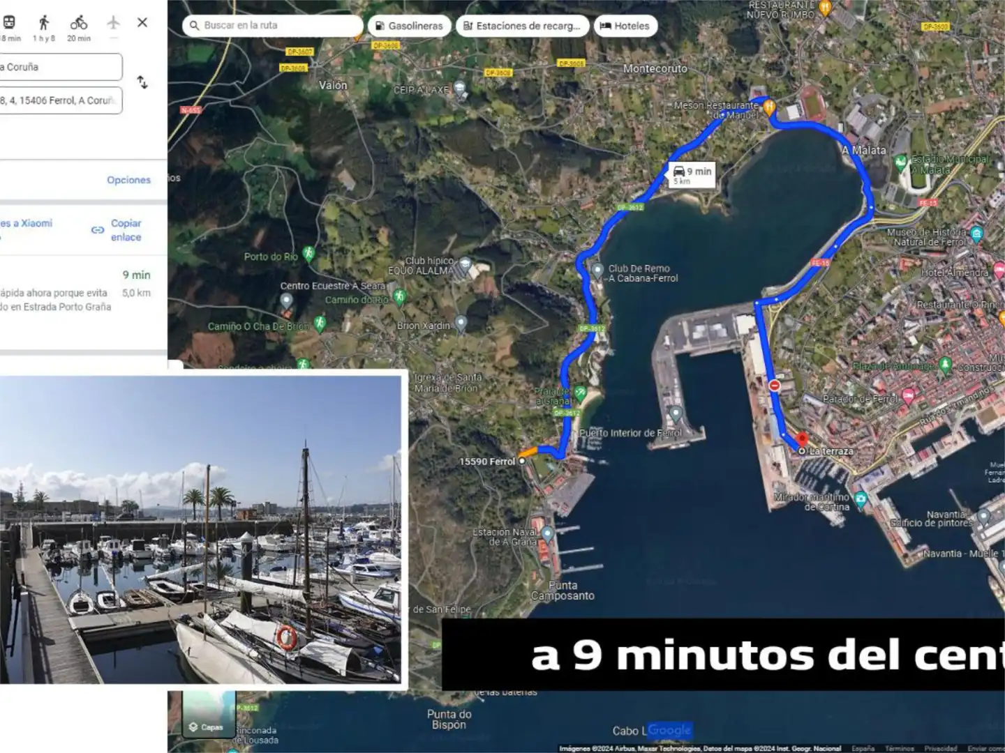 Vista exterior de Piso en venta en Ferrol