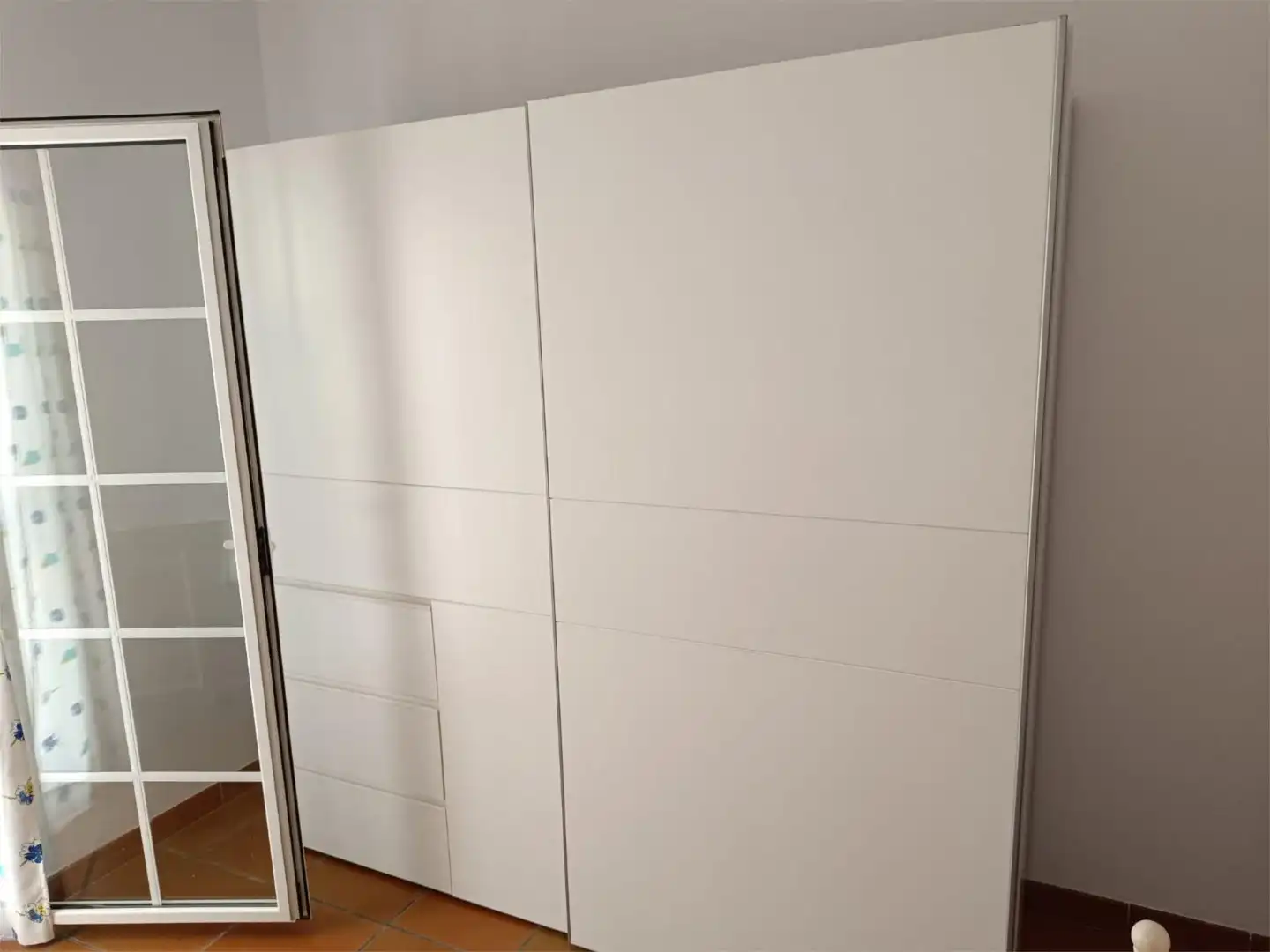 Zimmer in Calle Tixe, 48, Centro - Doña Mercedes Schlafzimmer von Wohnung zur untervermieten in Dos Hermanas mit Klimaanlage, Heizung und Terrasse