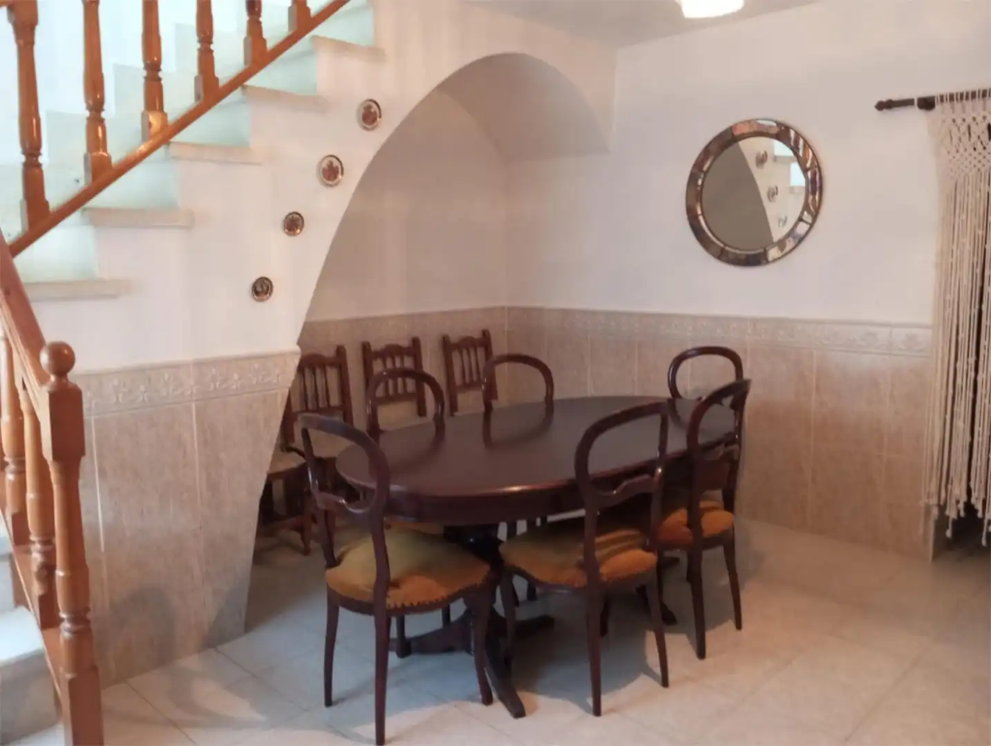 Esszimmer von Wohnung zum Verkauf in Calzadilla mit Terrasse, Möbliert und Ofen