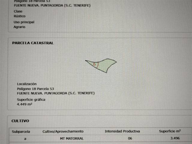 Finca rústica en Venta en Camino el Rodadero, 12A en Puntagorda