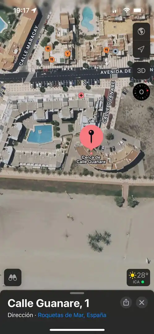 Vista exterior de Piso en venta en Roquetas de Mar con Trastero, Amueblado y Parking comunitario