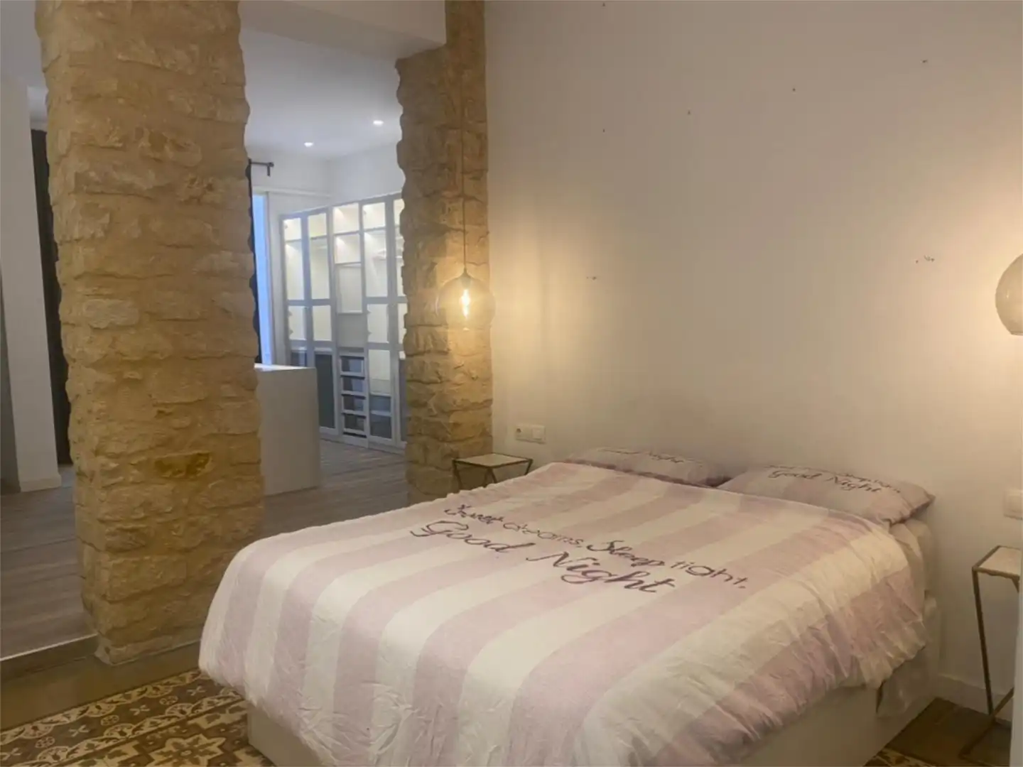 Bedroom of Flat for rent in Alicante / Alacant  with Air Conditioner, Heating and Parquet flooring
