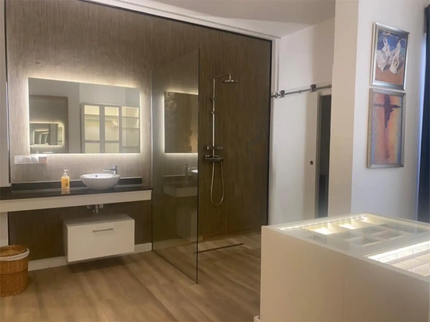 Bathroom of Flat for rent in Alicante / Alacant  with Air Conditioner, Heating and Parquet flooring