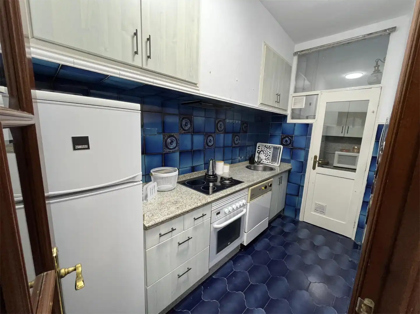Cocina de Casa adosada de alquiler en Pontevedra Capital  con Amueblado, Lavadora y Microondas