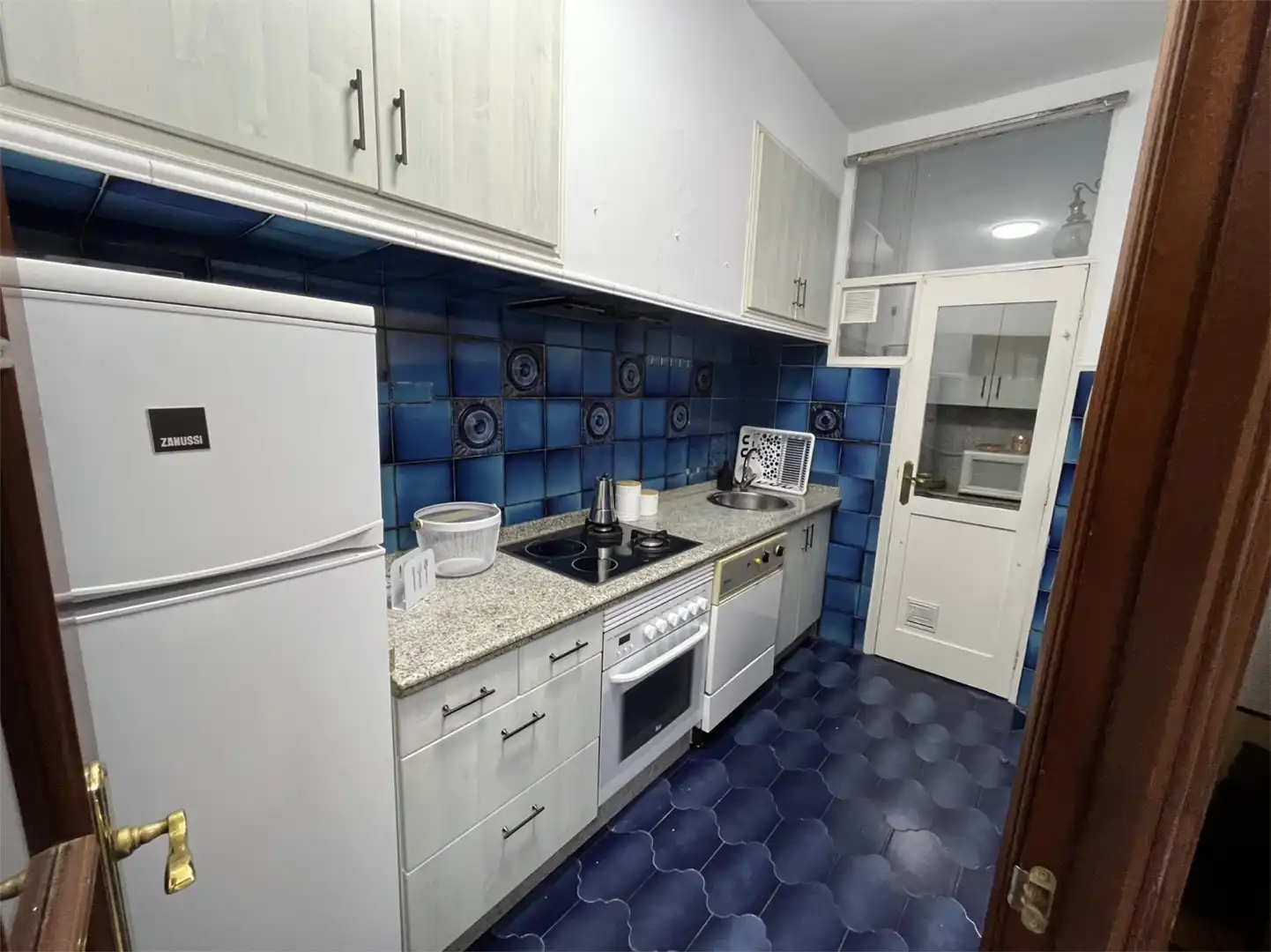 Cocina de Casa adosada de alquiler en Pontevedra Capital  con Amueblado, Lavadora y Microondas