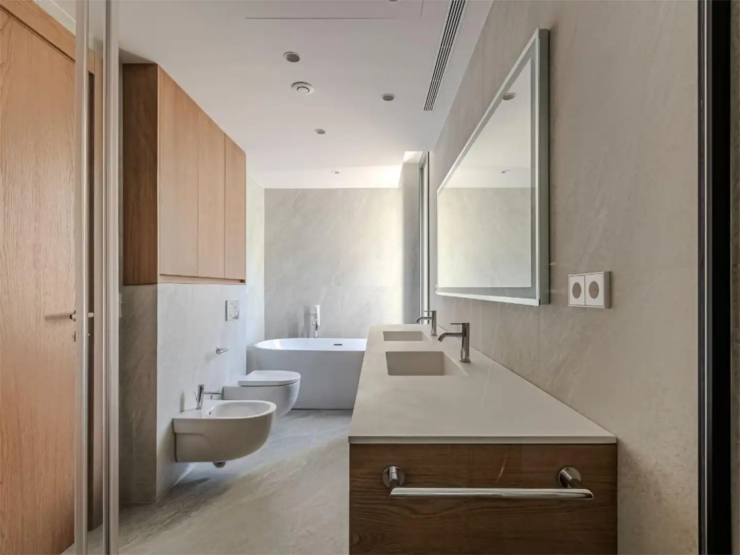 Bathroom of Flat for sale in Castell d'Aro, Platja d'Aro i s'Agaró  with Air Conditioner, Heating and Private garden