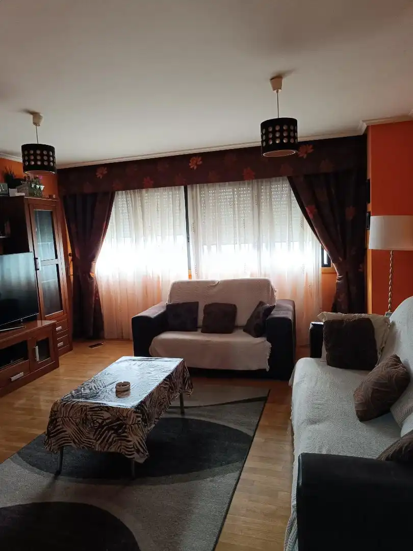 Flat for sale in Rúa Obispo Argaya Goicoechea, 90, A Gándara Living room of Flat for sale in Narón with Heating, Parquet flooring and Storage room