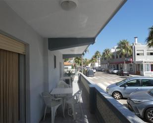 Terrasse von Wohnung miete in Miramar mit Klimaanlage, Schwimmbad und Balkon