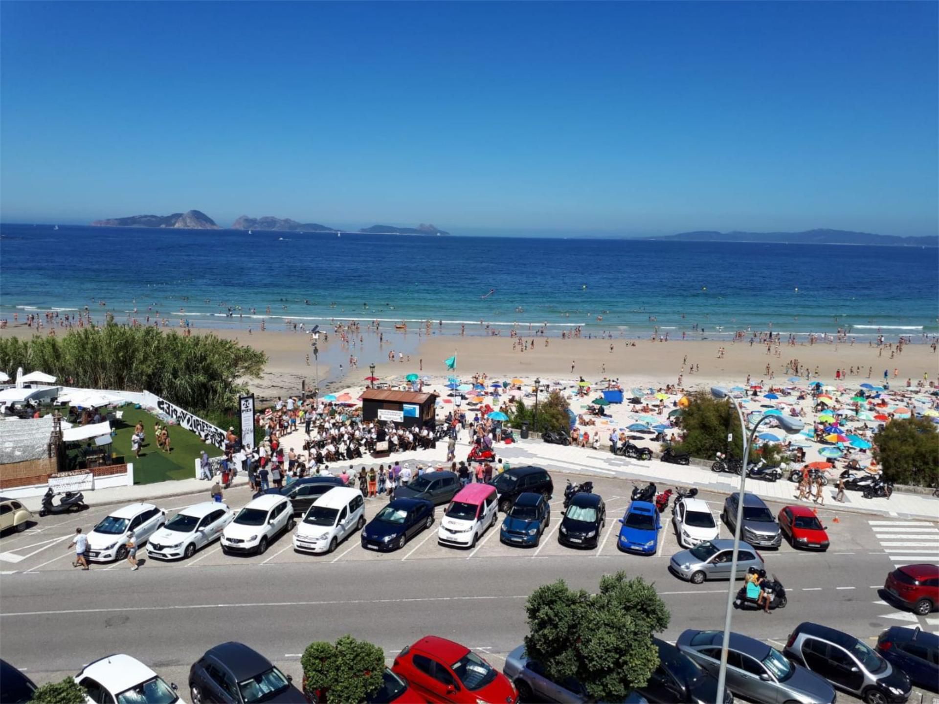 Parking of Flat for sale in Nigrán  with Heating, Private garden and Parquet flooring