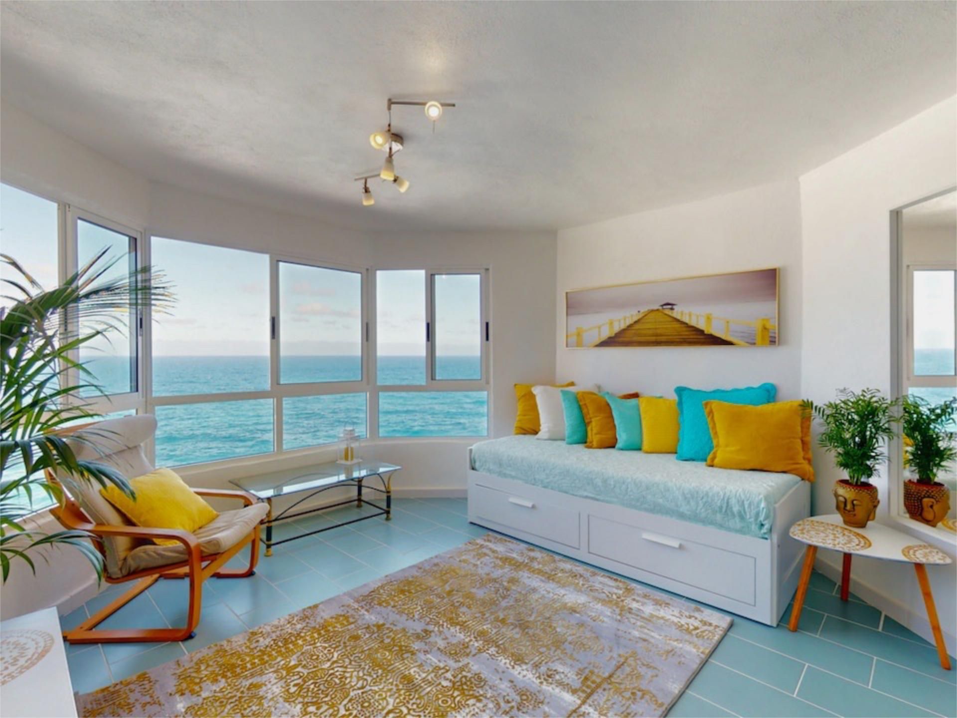 Bedroom of Flat for sale in Los Silos  with Private garden, Swimming Pool and Furnished