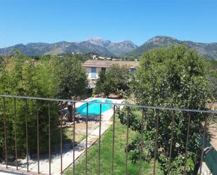 Garden of Single-family semi-detached for sale in Campanet  with Air Conditioner, Terrace and Swimming Pool