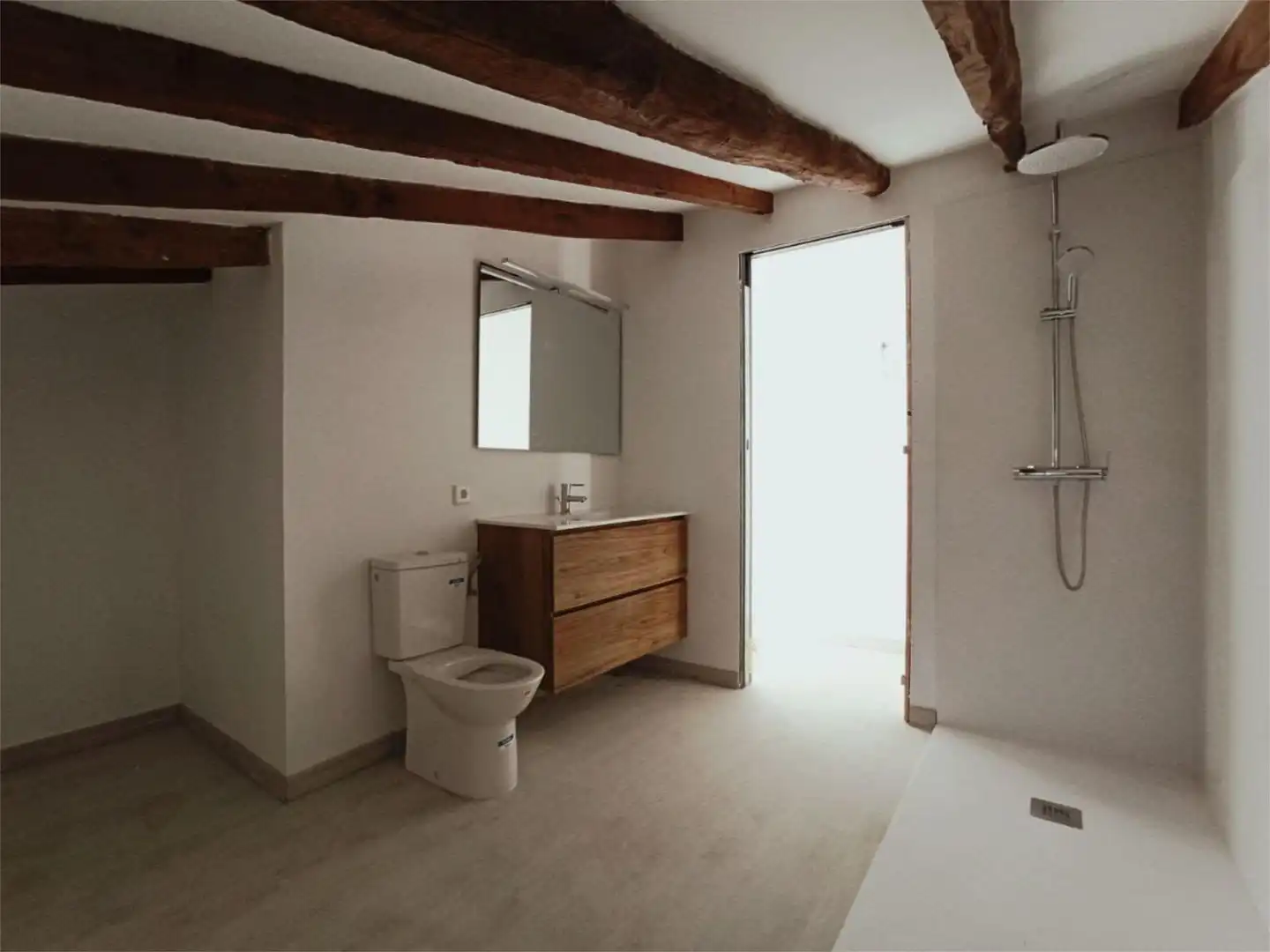 Badezimmer von Einfamilien-Reihenhaus zum Verkauf in Campanet mit Klimaanlage, Terrasse und Schwimmbad