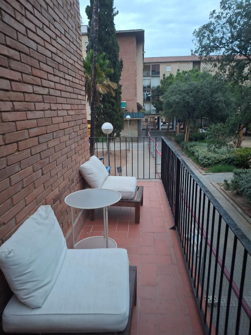 Balcony of Apartment to share in  Barcelona Capital  with Terrace, Furnished and Oven