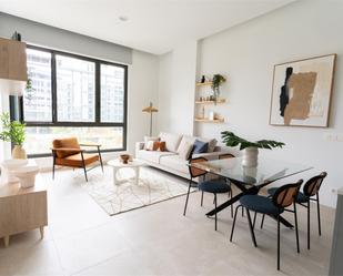 Living room of Flat to rent in  Madrid Capital  with Air Conditioner and Terrace