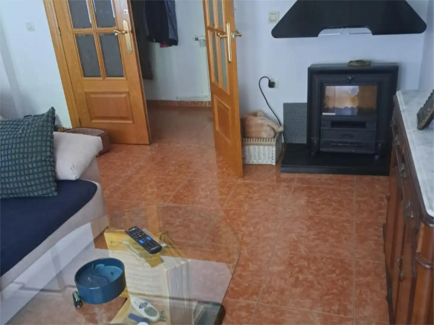 Sala de estar de Piso de alquiler en Albacete con Calefacción, Amueblado y Videoportero