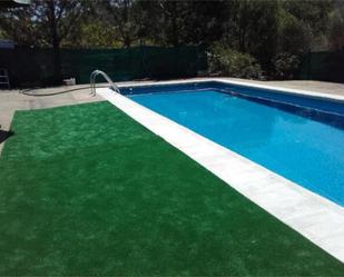 Swimming pool of Single-family semi-detached for sale in Casas de Don Pedro  with Swimming Pool