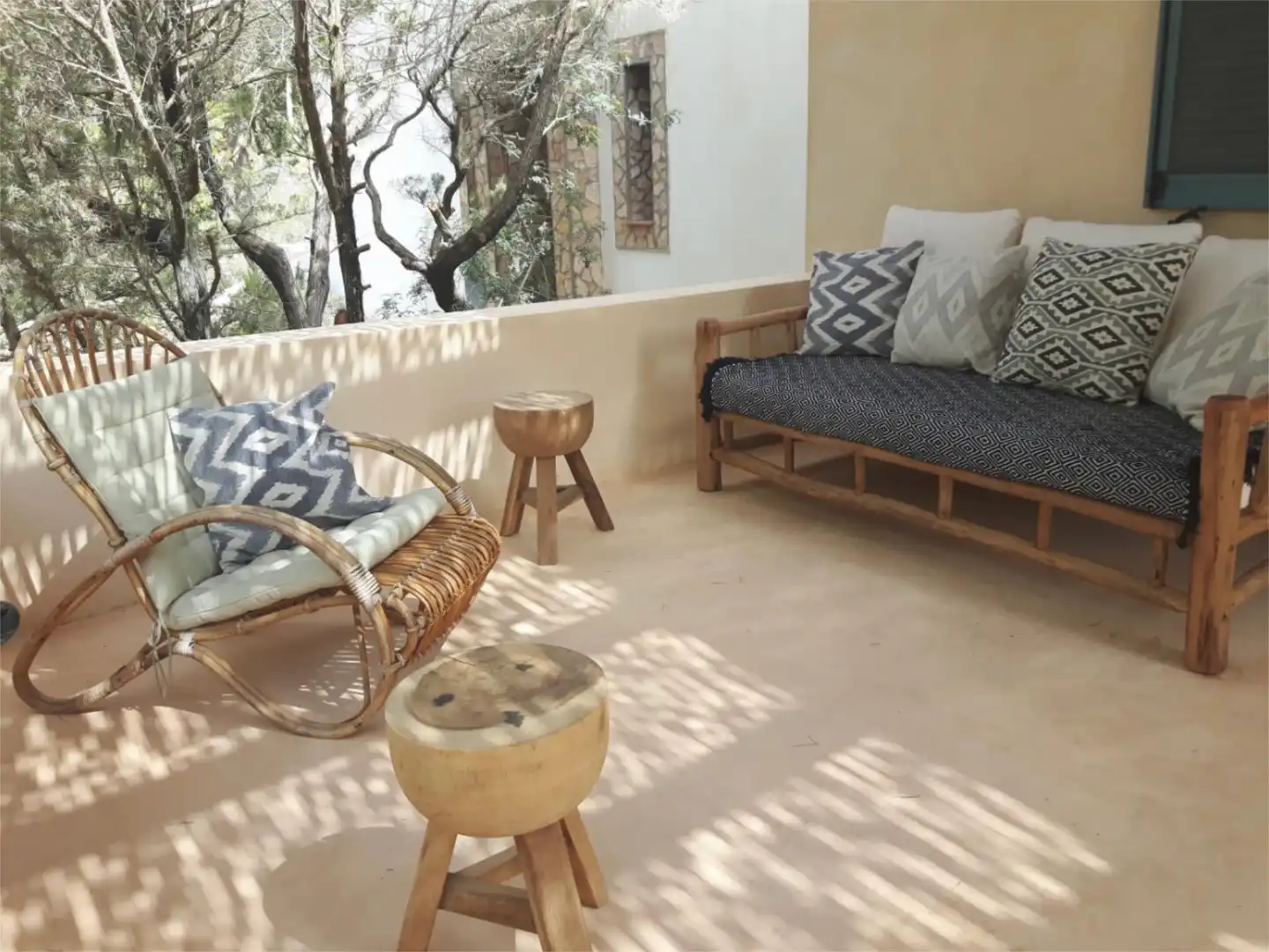 Terrace of Country homes for sale in Formentera  with Air Conditioner, Heating and Private garden