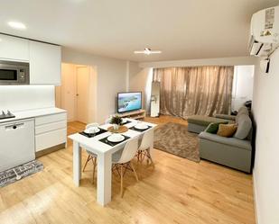 Sala d'estar de Apartament de lloguer en Málaga Capital amb Aire condicionat, Calefacció i Parquet