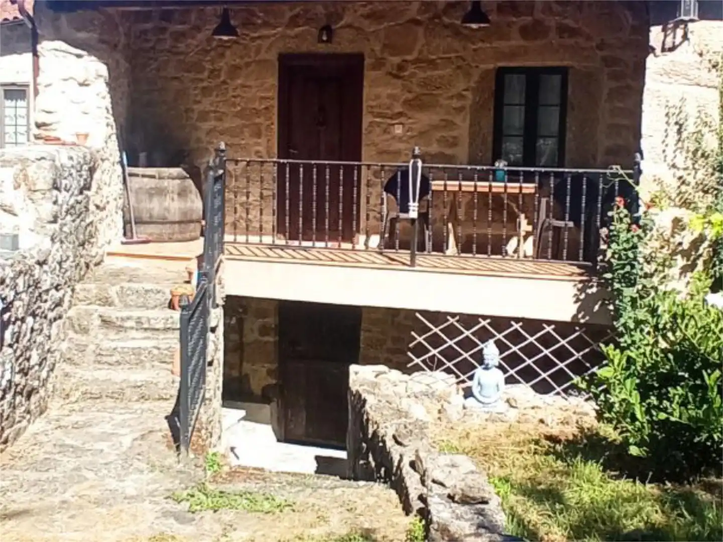 Terrassa de Finca rústica en venda en Pantón amb Calefacció, Jardí privat i Terrassa