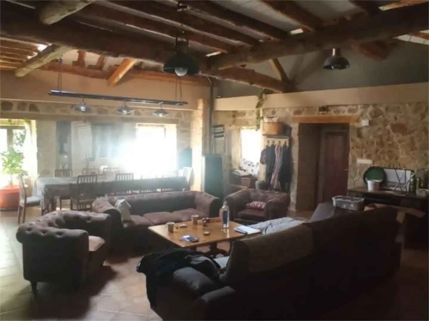 Sala d'estar de Finca rústica en venda en Pantón amb Calefacció, Jardí privat i Terrassa