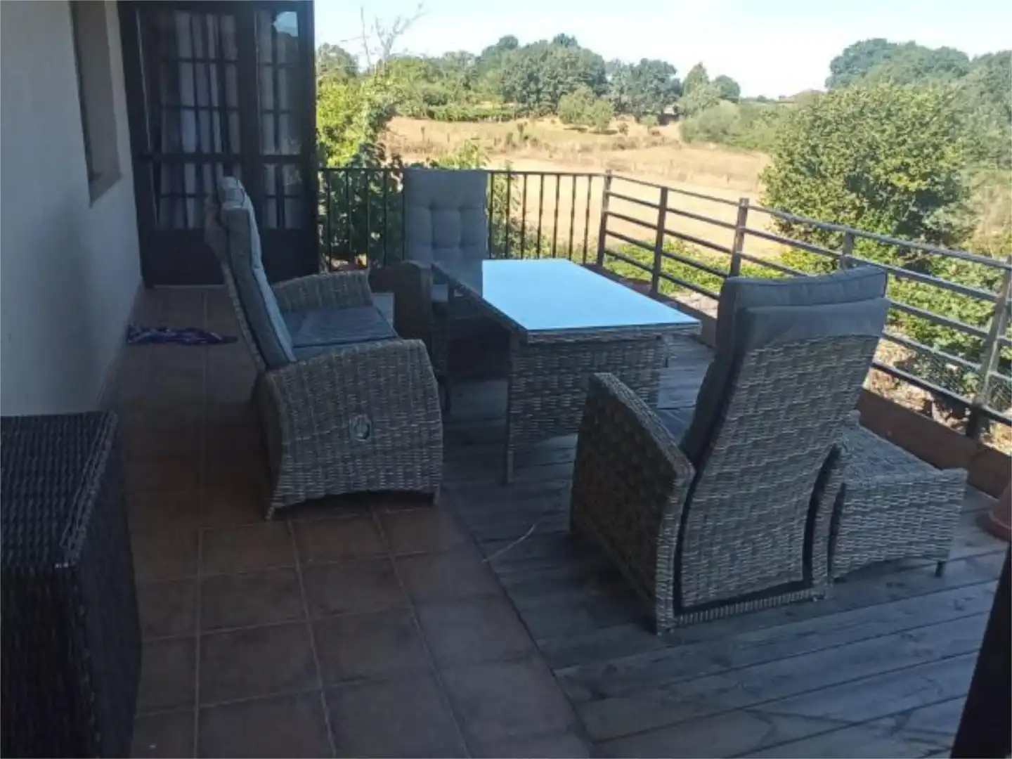 Terrassa de Finca rústica en venda en Pantón amb Calefacció, Jardí privat i Terrassa