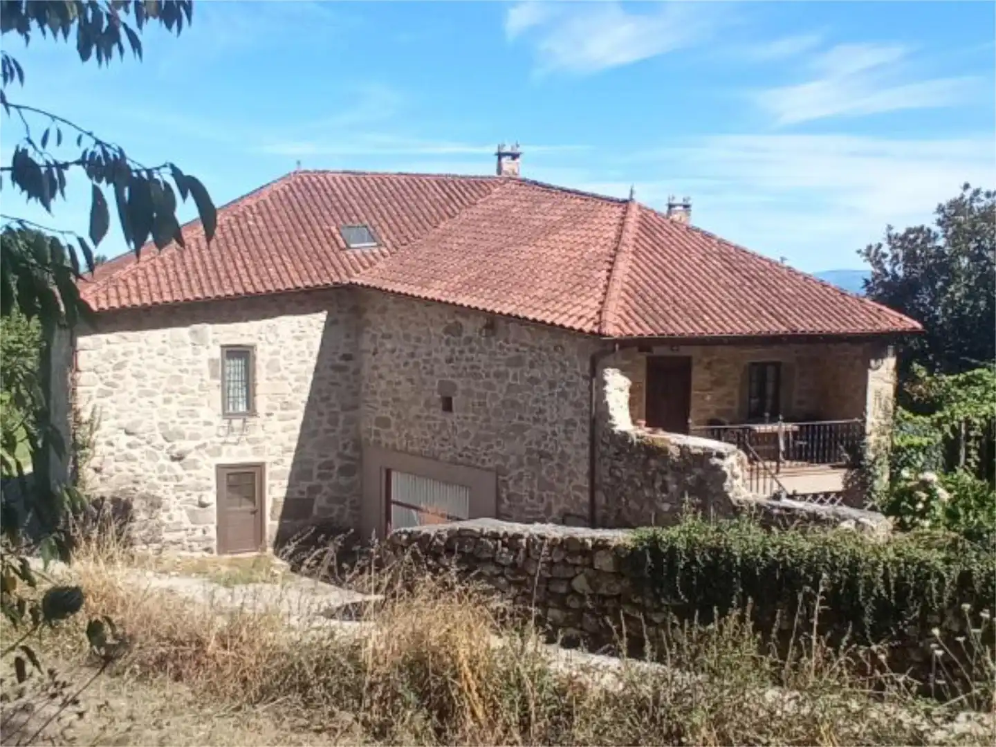 Vista exterior de Finca rústica en venda en Pantón amb Calefacció, Jardí privat i Terrassa