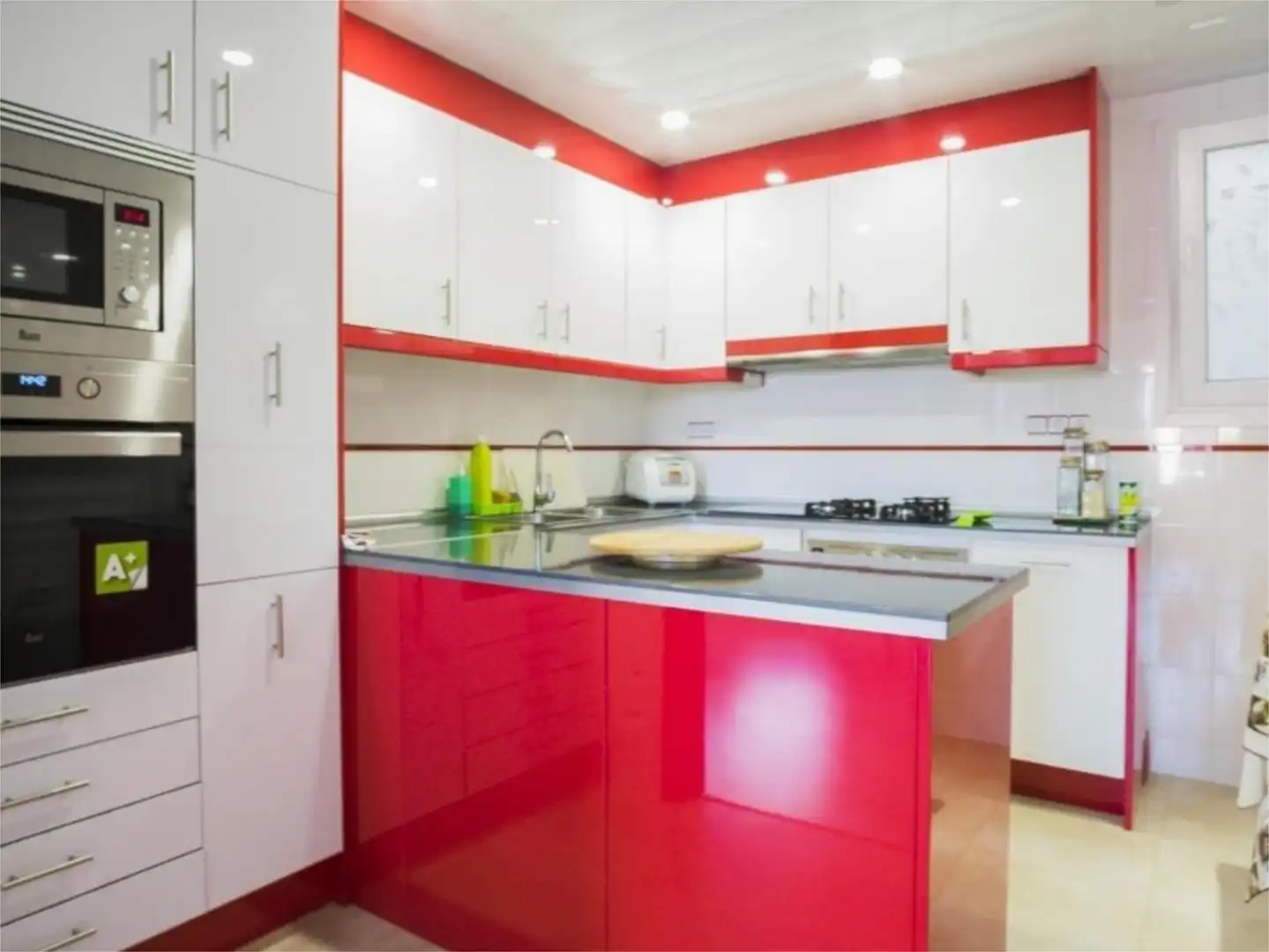 Zimmer in Avinguda Meridiana, 245, Navas Küche von Wohnung zur untervermieten in Barcelona mit Heizung, Parkett und Terrasse